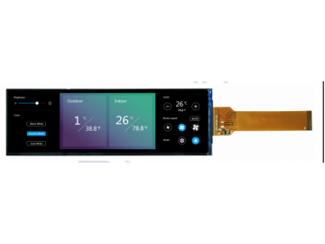 7.84寸液晶屏 400*1280, 750亮度, 40pins LVDS接口