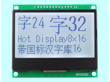 2.72寸, 128*64液晶显示器模块, ST7565R+GT32L32,