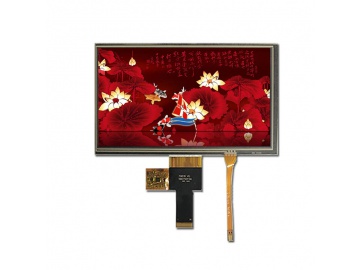 7寸带电阻触摸液晶屏 800×480 40pin RGB接口 7寸TFT LCD液晶总成