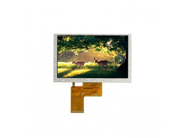 5寸液晶屏 800*480分辨率 RGB接口 40pin 配电容触摸 TFT-LCD液晶显示模组