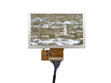 5寸显示屏 RGB接口 40pin 500亮度 800×480分辨率 TFT-LCD液晶模块