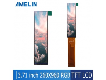 3.71寸TFT LCD IPS全视角液晶显示屏260*960 RGB接口可定制