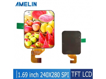 1.69寸液晶显示屏240*280 SPI接口 可带TP触摸屏