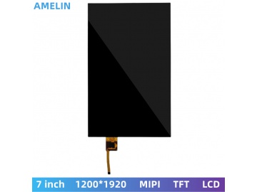 7寸显示屏 高清1200x1920 MIPI电容触摸屏IPS树莓派TFT LCD液晶屏