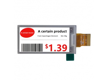 2.13寸 EPD电子纸 墨水屏 电子货架显示屏 黑白红显示122*250 墨水屏