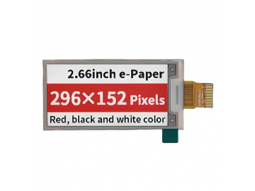 2.66寸电子纸 152*296 E-ink显示屏 E-paper显示屏彩色显示墨水屏