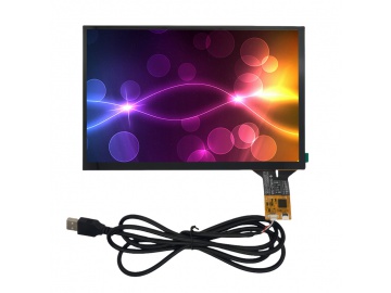 10.1寸TFT LCD触摸屏 1280*800 IPS屏幕 USB接口 电容触摸显示屏