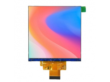 4寸 TFT方形 LCD显示屏 720x720 MIPI接口小方屏 lcd液晶屏模组