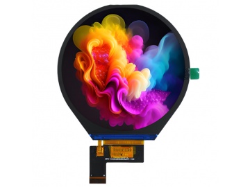 3.4寸LCD圆屏 800×800 IPS全视角 MIPI接口 智能仪表屏TFT显示屏