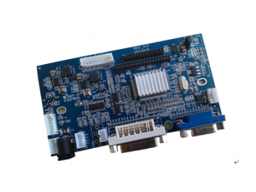 宽温 TFT驱动板, GM57芯片, 支持LVDS 和TTL输出接口