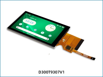 D300T9307V1 3-inch TFT LCD touchscreen display, capacitive touch, 480* ...