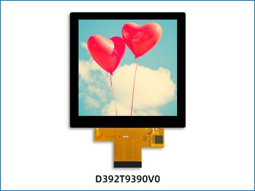 3.92-inch TFT LCD touch display module, capacitive touch, 320*320 resolution, 4-SPI and 8&16-bit