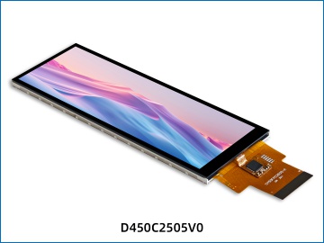 4.5-inch TFT LCD touch display module, capacitive touch, 320*960 resolution, RGB interface, ST7701S