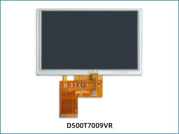 5-inch TFT LCD resistive touch display module, 800 Cd/m&sup2; brightness, 800*480 resolution, RGB