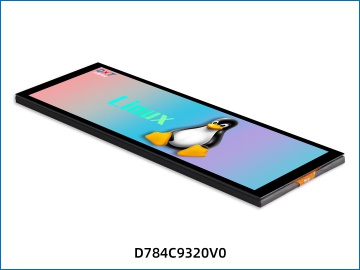 7.85-inch TFT LCD touch display module, 400*1280 resolution, 24-bit RGB interface, paired with CTP