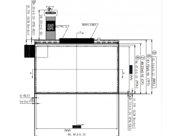 3.5寸横屏1920*1080, 1350亮度, mipi接口