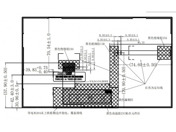 8.0寸, 1280x720, 800亮度, 30pins, LVDS接口, IPS高亮 液晶模组