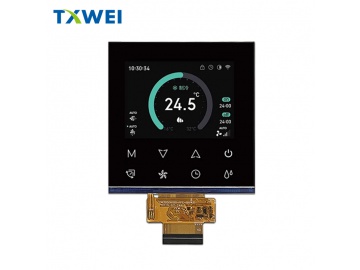 4寸LCD方形屏480*480分辨率MIPI/RGB接口86开关面板播放器显示屏