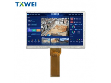 7寸tft液晶显示屏800*480 50PIN 横屏RGB安防设备LCD显示模组