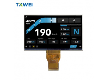 6.2寸液晶显示屏1024*600高度750nits 车载彩色屏幕工业液晶模组