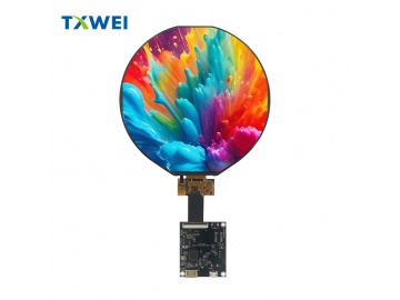 7寸圆屏1080*1080带HDMI驱动板MIPI桌面广告医疗美容显示液晶屏