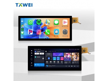 12.3寸720*1920条形MIPI接口农机仪表导航带电容触摸LCD显示屏