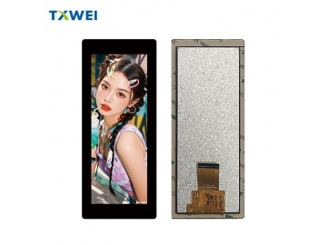 6.2寸480*1280接口MIPI TFT触摸二轮车仪表屏总成模组INCELL屏幕