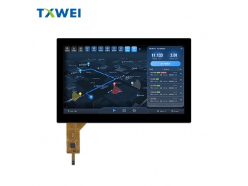 6.7寸横屏1920*1080电容触摸屏MIPI接口无人机遥控显示屏定制开发