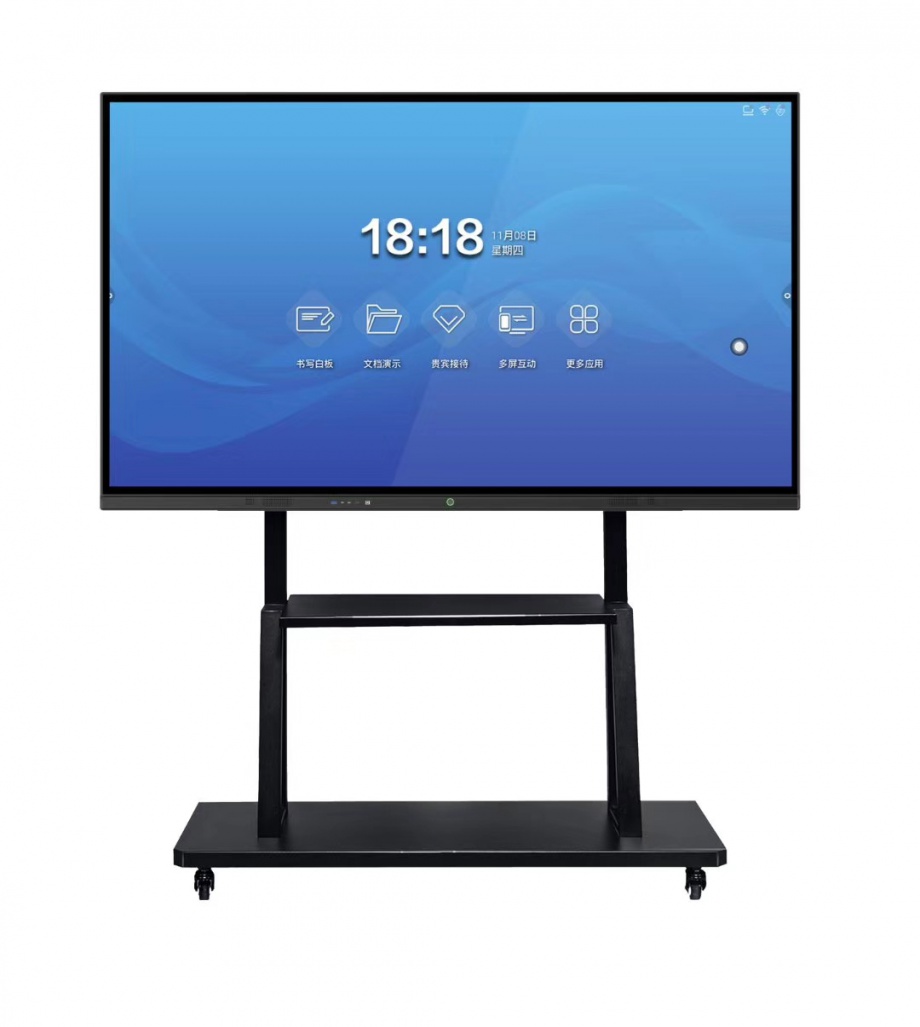 3840*2160 dled液晶屏 红外多点触摸双系统交互式智能平板 会议一体机