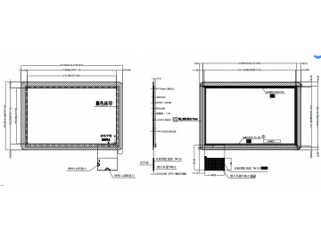 10.1寸IPS横屏1280*800, 280nits, 40pins LVDS接口
