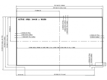 15.6寸IPS液晶屏 1920*1080 300nits, 30pins EDP接口