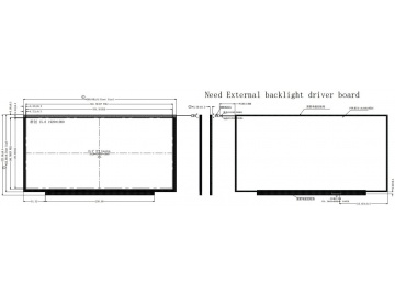 15.6寸模组 1920*1080 IPS EDP 30pin 1000亮度