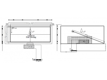 10.25寸 10.3寸 1280*480 LVDS接口 宽温 汽车 工业 军工 高亮 汽车中控屏 长条屏