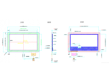 10.1寸液晶总成 1920*1080 40pin IPS 900cd/m2 LVDS接口