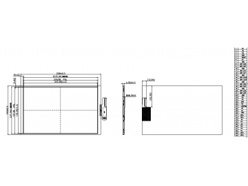 10.1寸液晶显示模组 800*1280 MIPI 40pin IPS 1000cd/m2