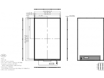 10.1寸液晶显示模组 1200*1920 40pin IPS 500cd/m2 MIPI接口
