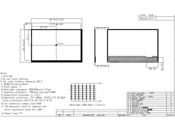 10.1寸液晶显示模组 1280*800 IPS 40pin 500亮度 LVDS接口