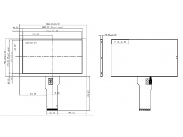 6.2寸高清1024*600, 全视角高清IPS, 长排50pin RGB标准接口