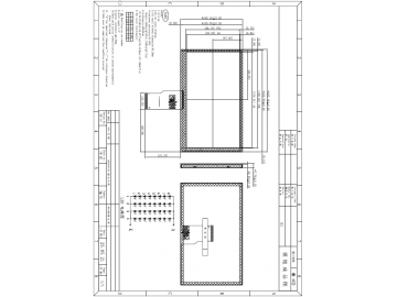 7寸液晶显示模组 1024*600 IPS 1200亮度 50pin RGB接口