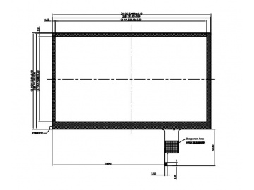 10.1寸 1024*600  IPS液晶触控屏  广告机显示屏 移动支付显示屏