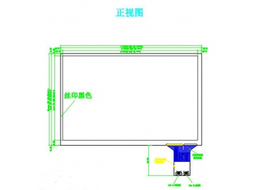 10.1寸电容触摸屏 P+G 多点触摸 USB/I2C 应用于商显/医疗/工控/智能家居