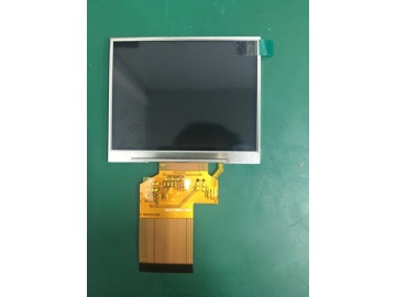 3.5寸TFT屏, 320*240, 54pins, 250亮度, TTL接口, 宇华 TN液晶模组