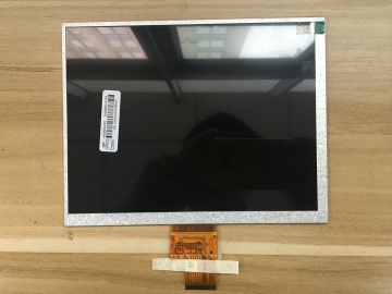 8寸, 1024*768, 330亮度, 40pins, LVDS接口, 宇华8寸高清液晶屏