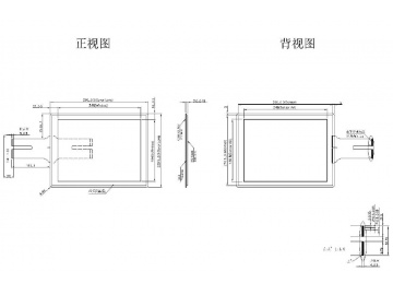 12寸投射式电容屏, 10点触摸, G+G 工控、军工, 医疗电容屏, POS机、自助设备电容屏