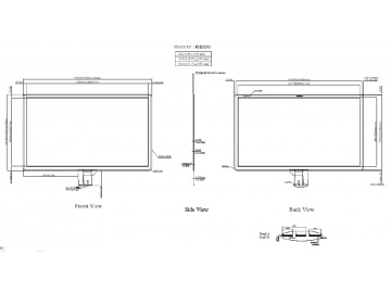KIOSK  一体机 55寸 投射式电容屏, 10点触摸, G+G 自助设备电容屏