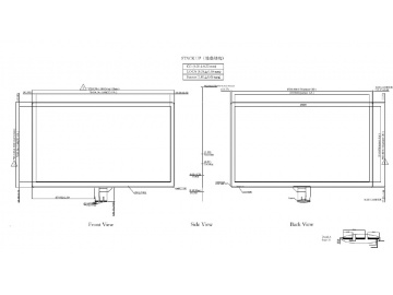 KIOSK  一体机 65寸 投射式电容屏, 10点触摸, G+G 自助设备电容屏
