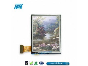 3.5寸TFT液晶显示屏240*320 TN液晶屏 150亮度 60PINS 18bitRGB+SPI 手持终端液晶屏 ILI9341V