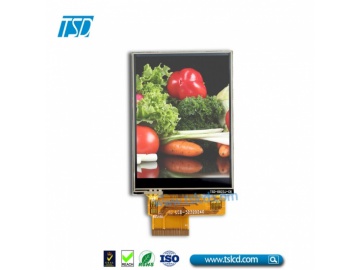 3.2寸TFT液晶显示屏 240*320 TN液晶屏 257亮度 40PINS CPU ST7789V 工控/医疗液晶屏  可带电阻触摸