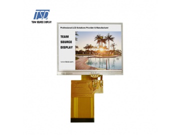 3.5寸IPS全视角TFT LCD液晶屏 320*240 750亮度 54PINS TTL ST7272A 高亮液晶屏