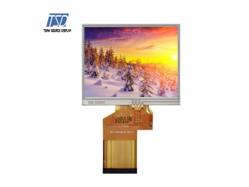 3.5寸TFT液晶显示屏 240*320 TN液晶屏 320亮度 54PINS TTL 带电阻触摸 NV3035GTC